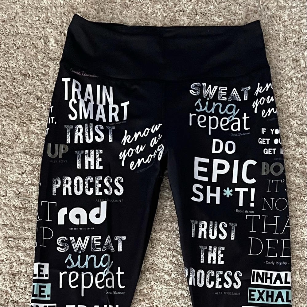 Peloton Instructor Quote Leggings
